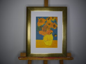 "Sunflowers in Van Gogh Style"